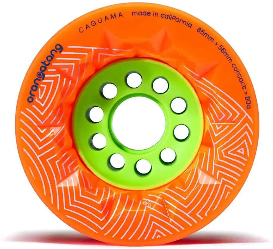 Orangatang Caguama 85 mm Longboard Wheels for Cruising