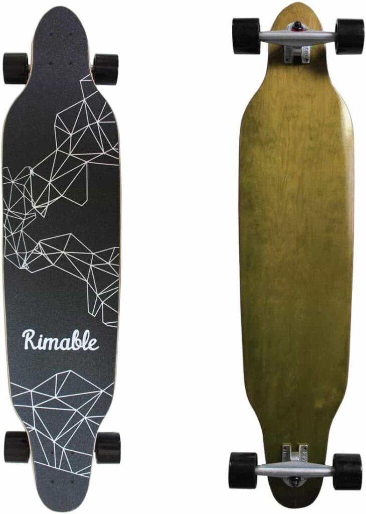 Rimable 41 Inch Feestyle Topmount longboard skateboard